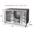 thumbnail image 7 of Elite Gourmet ETO-4510M New Double Door Oven with Rotisserie and Convection, 7 of 7