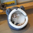 thumbnail image 4 of Vier Jahreszeiten Cat Litter Otoño e Invierno Cat Litter Kennel Winter Cat Litter Kennel Suministros para mascotas extraíbles y lavables Amarillo M JAMW Sencillez, 4 of 5