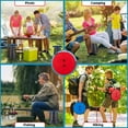 thumbnail image 7 of Upgraded Folding Stool Lightweight Yet More Sturdy with Load Capacity 400lbs Portable Collapsible Stool Retractable Stool for Camping Fishing Hiking BBQ, 7 of 7