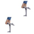 thumbnail image 1 of Guardurnaity Rayas Medias de muslo alto Juegos deportivos Calentadores de piernas Día de San Valentín para diario Fiesta de Halloween Raya negra 2piezas Raya negra Guardurnaity CBP344845, 1 of 5