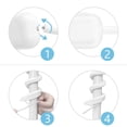thumbnail image 4 of Mount Compatible with ARLO PRO / PRO2 Ultra / PRO3 ARLO GO / ARLO HD Camera Flexible Adjustable Wall Mount Attaching Camera without Tools or Drilling Holes, 4 of 7