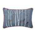 thumbnail image 1 of Pillow Perfect Almohada decorativa lumbar bordada de Navidad, 11.5 x 18.5 pulgadas, color azul, 1 of 4