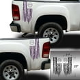 thumbnail image 2 of Betsy Ross Flag 1776 Distressed American USA US Flag Rear Truck Bed Vinyl Decal Sticker fits Most Pickup Trucks 13 Stars EUA Flag Rear Graphic Founding Fathers Flag (11" x 25", Violet), 2 of 8