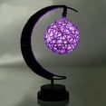 thumbnail image 1 of 3D Battery LED Night Lights Decorative Lamp Wishing Table Lamp with Rattan Ball Shape Bulb for Home Party Christmas Festival Decor, 1 of 2