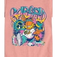 thumbnail image 3 of Garfield - Garf Graffiti - Girls Fitted Short Sleeve Graphic T-Shirt, 3 of 5
