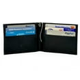 thumbnail image 6 of RFID Blocking Genuine Leather Money Clip Men's Bifold Wallet Card Holder, 6 of 9