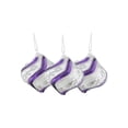 thumbnail image 2 of Northlight 3ct Sequined Beaded Shatterproof Onion Christmas Ornament Set 3" - White/Purple, 2 of 2