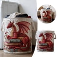 thumbnail image 2 of zhangmingg Versatile Quilted Home Storage Organizer Laundry Hamper for Blankets Books and Household Items, 2 of 6