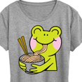 thumbnail image 3 of Instant Message - Kawaii - Ramen Noodles For Frog - Women's Short Sleeve Graphic T-Shirt, 3 of 6