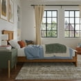 thumbnail image 4 of AFI Charlotte Twin-XL Wood Low Profile Platform Bed with Matching Footboard, Light Toffee, 4 of 12