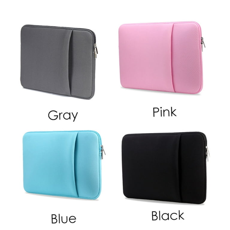 B2015 Laptop Sleeve Soft Zipper Pouch 14 Laptop Bag Replacement for MacBook Air Pro Ultrabook Laptop Grey