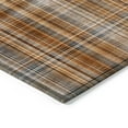 thumbnail image 4 of Addison Rugs Chantille Indoor/Outdoor Transitional Plaid Terracotta Washable Rectangle Rug, 5' x 7'6", 4 of 6