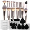 thumbnail image 1 of 3-20PCS Makeup Brushes Set Eyeshadow Fluffy Foundation Concealer Blush Highlighter Storage Box Female Cosmetics Beauty Tools,makeup brush set, 1 of 27