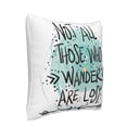 thumbnail image 2 of Bingfone Not All Who Wander Are Lost1 Linen Throw Pillow Covers Cushion Case Pocket Button Vintage Farmhouse Pillowcase For Sofa Couch Bed 18"X18", 2 of 9