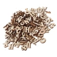thumbnail image 4 of Dytern DIY 104pcs Mini Wooden Letters Blank Wood Letters DIY Painting Chips Wood Slices, 4 of 11