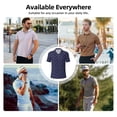 thumbnail image 6 of Yiaed Anchors Heart BluePrint Men's Short Sleeve Polo Shirt,Golf Polo for Men Three-Button Golf Shirt Athletic Casual Collared T-Shirt- 4X-Large, 6 of 7
