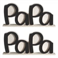 thumbnail image 1 of 2X de Fotos para Papá del Día del Padre, Regalos para Papá de la Hija, Regalos de Cumpleaños para Papá, Soporte para Fotos de Papá, Regalo para el Día del Padre, Color Negro, 1 of 5