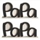 thumbnail image 1 of 2X de Fotos para Papá del Día del Padre, Regalos para Papá de la Hija, Regalos de Cumpleaños para Papá, Soporte para Fotos de Papá, Regalo para el Día del Padre, Color Negro, 1 of 7