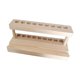 thumbnail image 5 of Soporte de madera para bolígrafos y brochas de maquillaje, soporte portátil y versátil para teléfono bolígrafos para manualidades, ferias vitrinas. color de la madera, 5 of 8