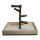 thumbnail image 1 of Bird Perch Bird Training Stand Tabletop Para Cockatiels Lovebirds Periquitos 23x26x20cm Sunnimix percha de juego de aves, 1 of 8