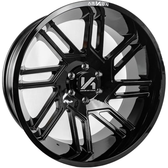 22x10 Gloss Black Wheel ARKON OFF-ROAD DaVinci (Proper Directional) 6x135 -25