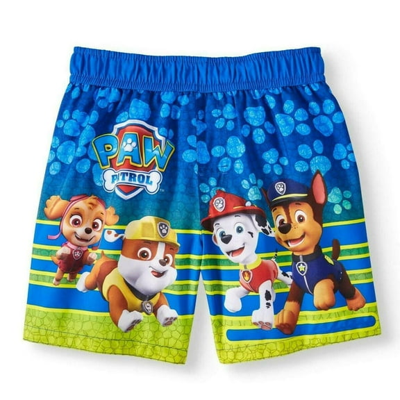 Nickelodeon Paw Patrol Swim Trunks Shorts Boy Size 5T