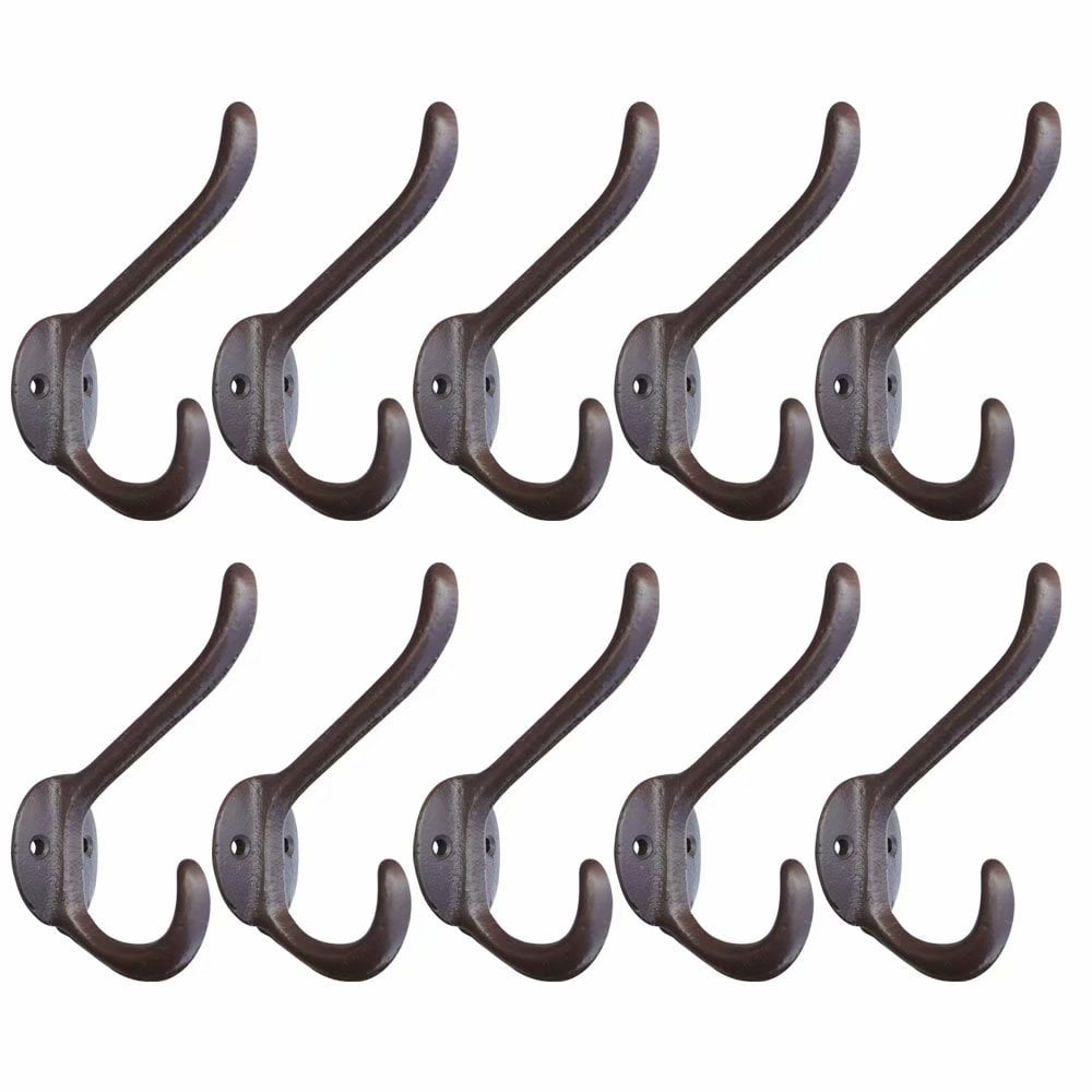 Vintage Style Cast Iron Wall Coat Hooks Hat Hook Hall Tree 5 1//3/" GG004
