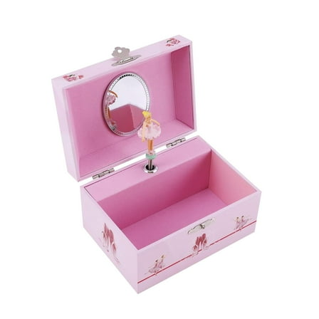 Kuntesetty Jewelry Storage Music Box Ears Necklace Box Wooden Jewelry Box Multifunction