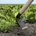 thumbnail image 1 of Hoe Garden Tool, Portable Carbon Steel Hand Hoe, Solid Mattock Pick Garden Hoe, Hand Rake Garden Tool, Weeding Hoe for Yard Transplanting Digging Planting Loosening Soil Camping Or Prospecting (B), 1 of 5
