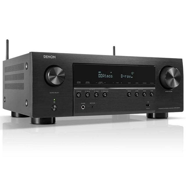 Receptor AV reacondicionado Denon AVR-S970H 8K Ultra HD 7.2 canales 90 W x 7 negro