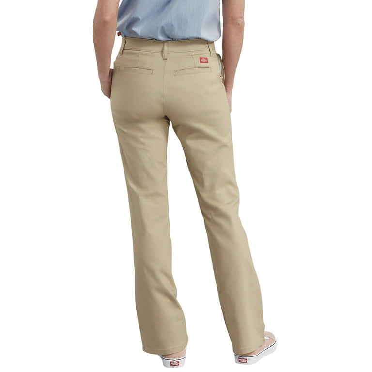 Dickies Women s Slim Fit Boot Cut Stretch Twill Pant