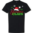 thumbnail image 3 of Inktastic Grandma Claus with Christmas Santa Hat and Snowflakes T-Shirt, 3 of 5