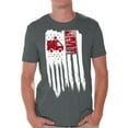 thumbnail image 1 of Awkward Styles American Flag EMT Men Shirt I'm American Retro USA EMT Men T shirt Free to Be Me Pro America EMT Tshirt for Men One Nation 4th of July Men T-shirt Independence Day, 1 of 4