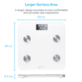 thumbnail image 2 of Active Era Smart Body Fat Scale (White) - Bluetooth Digital Bathroom Scale, 2 of 5