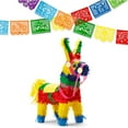 thumbnail image 6 of GOOHOCHY 1 Set Party Decorative Banner Hanging Paper cut Flowers Decorations Plastic Mexican Party Banner (Colorful), 6 of 8