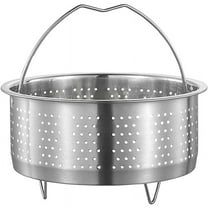 Stainless Steel Steamer Basket Metal Steamer Insert Steaming Rack Vegetables Fruit Colander Strainer with Handle