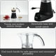 thumbnail image 2 of Cafetera eléctrica Imusa para 6 o 3 tazas, color negro, 2 of 8