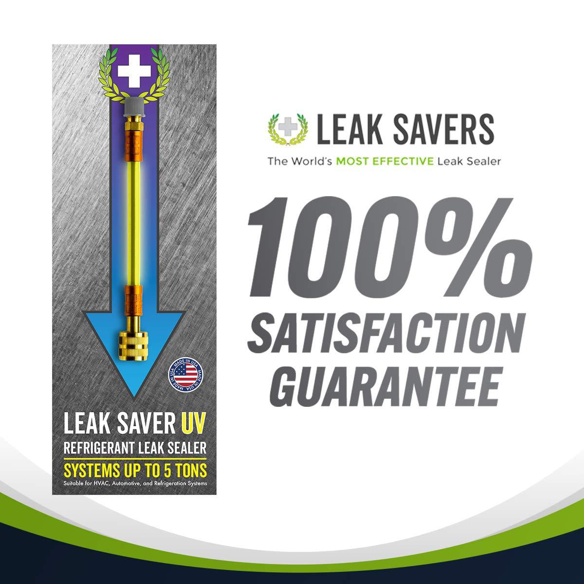 Proudly Made in the USA 3-in-1 Leak Sealant with Moisture Remover and UV Dye for Air Conditioner Leak Saver: Direct Inject Ultimate Works on most HVAC and Automotive Systems Heat Pumps and More 