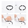 thumbnail image 5 of Cremation Jewelry Lava Stone Urn Bracelet for Ashes for Women Men Chakra Healing Balancing Genuine Leather Memorial Bracelets, 5 of 7