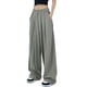 thumbnail image 4 of Lucakuins, pantalones de traje de pierna ancha para mujer, pantalones sueltos casuales elásticos de Color sólido para el trabajo, ropa de calle de oficina Lucakuins  moda, 4 of 9