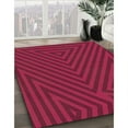 thumbnail image 3 of Ahgly Company Machine Washable Indoor Rectangle Transitional Raspberry Red Area Rugs, 2' x 5', 3 of 7