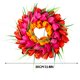thumbnail image 2 of Guirnalda falsa Tulipán Colgador de puerta Decoración de flores de imitación Artificial para pared de banquete de boda, Naranja, 30 CM Advancent HA9035-01B, 2 of 6