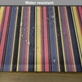 thumbnail image 6 of Ambesonne Retro Place Mats Set of 4, Vintage Geometric Stipes, Standard Size, Multicolor, 6 of 6