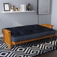 thumbnail image 4 of DHP Eve 8" Thermobonded High Density Full Size Futon Mattress in Blue Microfiber, 4 of 7