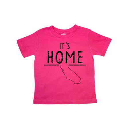 

Inktastic It s Home-State of California Outline DIstressed Text Gift Toddler Boy or Toddler Girl T-Shirt