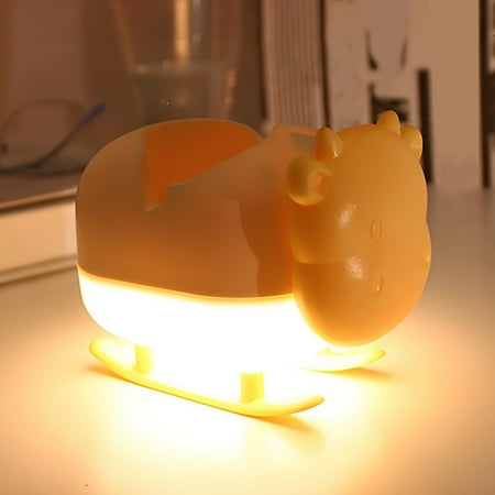 

Narveanno Deals Small Night Light Bedroom Dormitory Bedside Sleeping Light Mobile Phone USB Charging Desktop Night Light