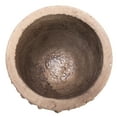 thumbnail image 6 of Creative Co-Op Round Sandstone Hobnail Planter with Distressed Finish, Greige, 6 of 6