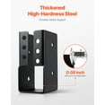 thumbnail image 3 of VEVOR Concealed Joist Hanger, 2x4 Inch Outdoor Concealed-Flange Joist Bracket with Screws, Steel Light Joist Hangers for 1.93 x 3.62 Inch / 49 x 92 mm Beam, Swing, Fence, Wooden Slides, 12 Pcs, 3 of 9