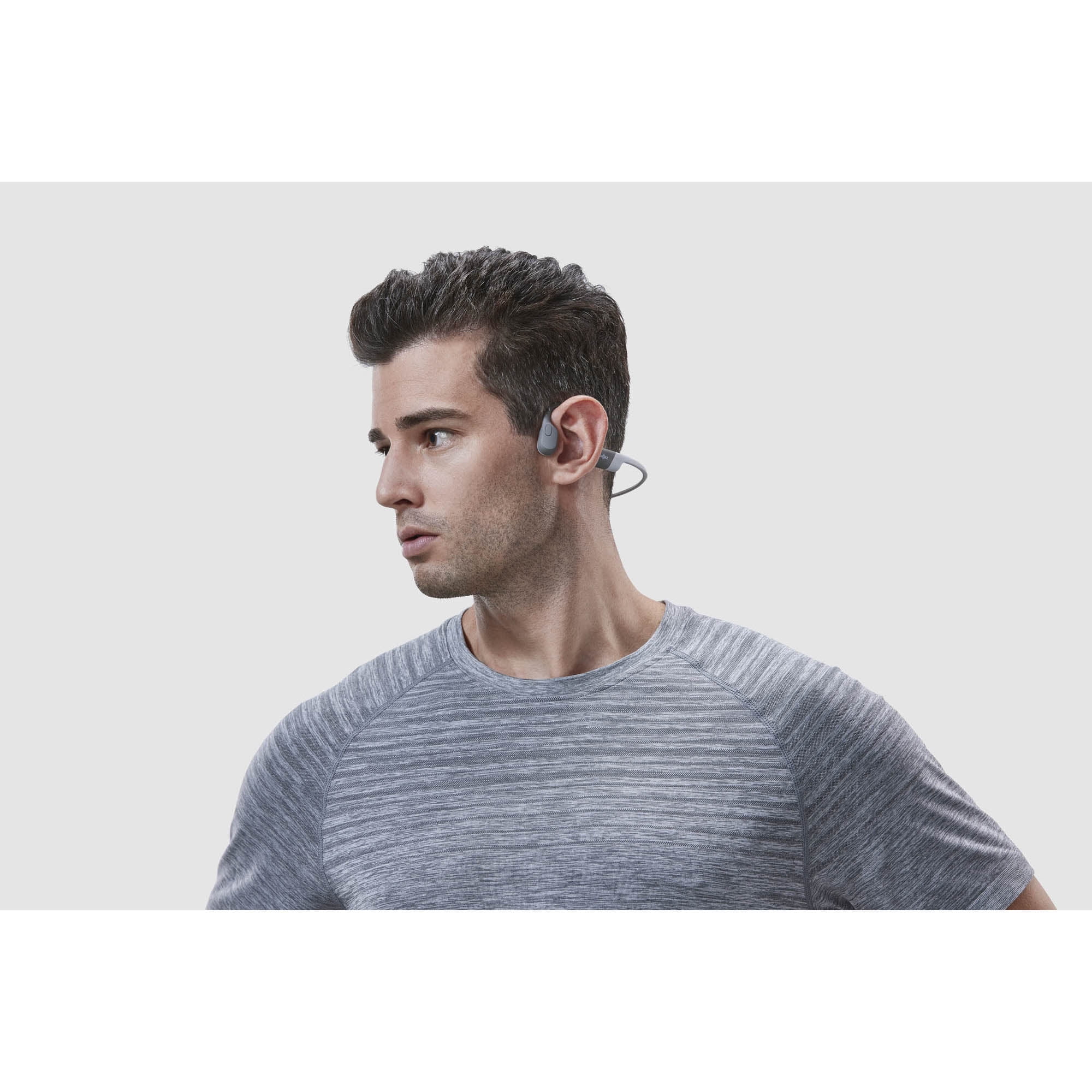 Shokz - OpenRun, CASQUE DE SPORT A CONDUCTION OSSEUSE, greis