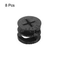thumbnail image 3 of Cam Lock Nut for Furniture, 8 Pack 15x12mm Joint Connector Locking Nuts Furniture Connecting Cam Fittings, Black, 3 of 5